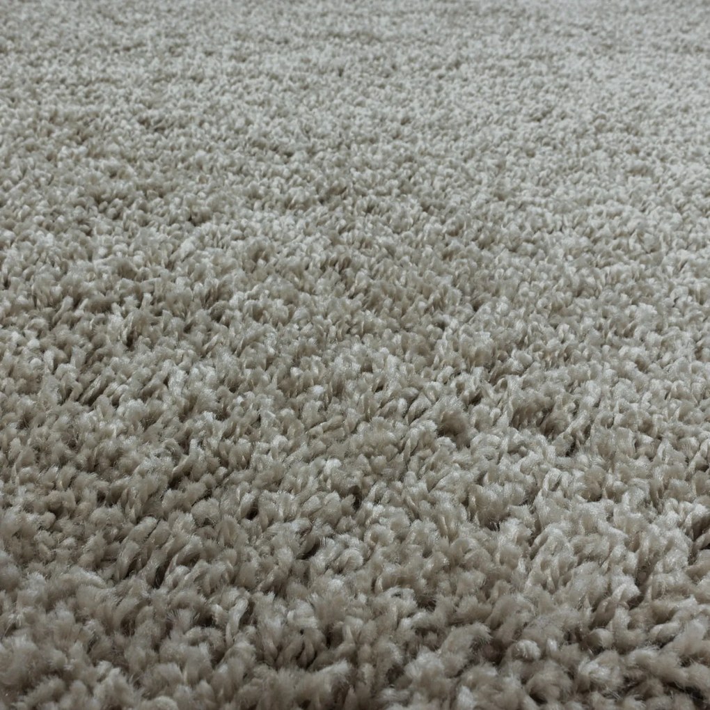 Dywan shaggy Sydney cappucino 200 cm x 200 cm koło