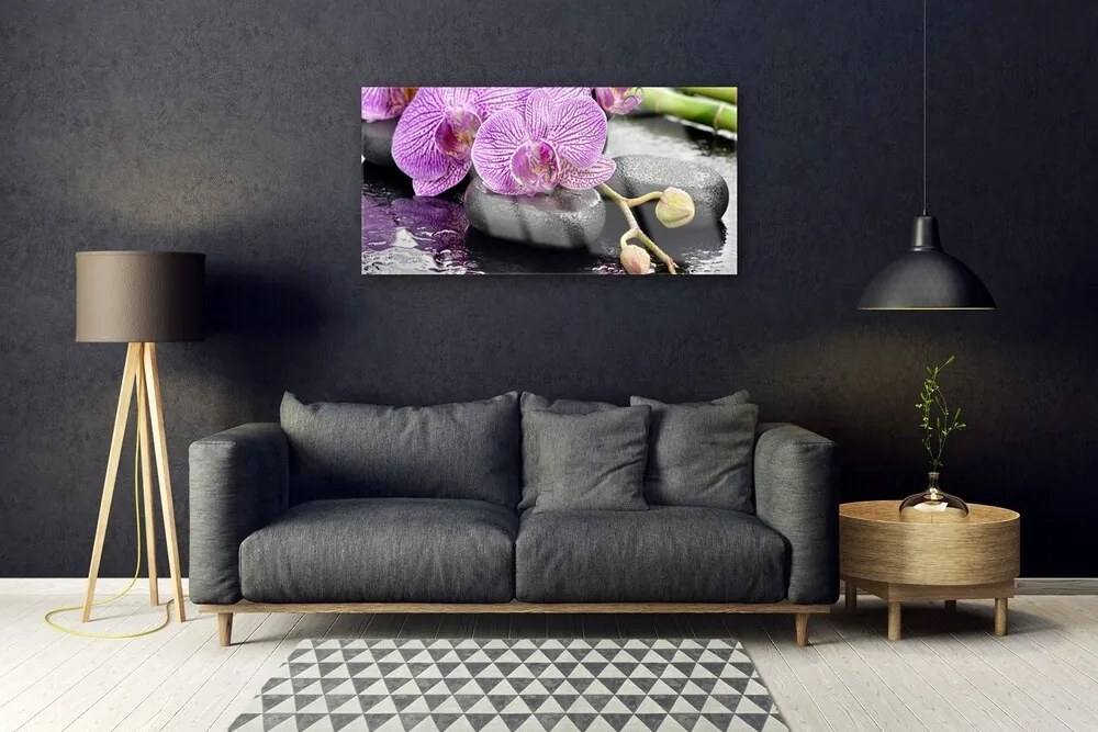 Obraz Akrylowy Storczyk Zen Orchidea Spa