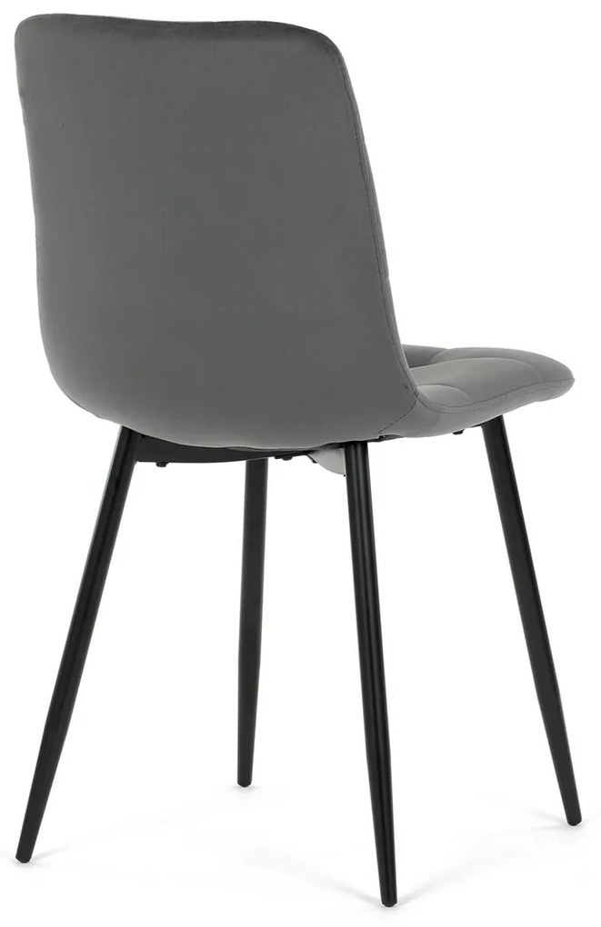 Zestaw krzeseł do jadalni CT-281 GREY4, 4 szt.