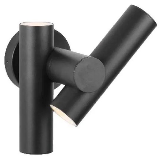 LED zewnętrzna kinkiet 2xLED/3W/230V 4000K IP44 czarny