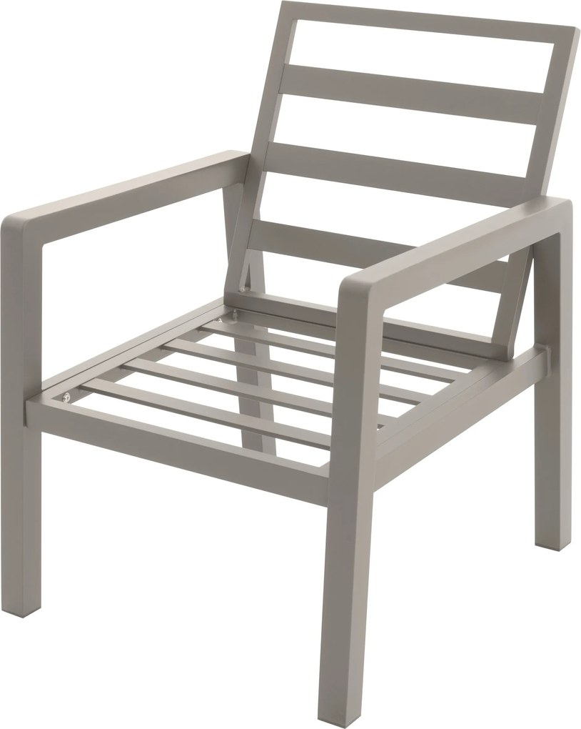 Doppler LIFE - ogrodowy fotel aluminiowy mocca