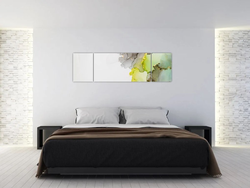 Obraz - Sztuka abstrakcyjna w tuszu (170x50 cm)