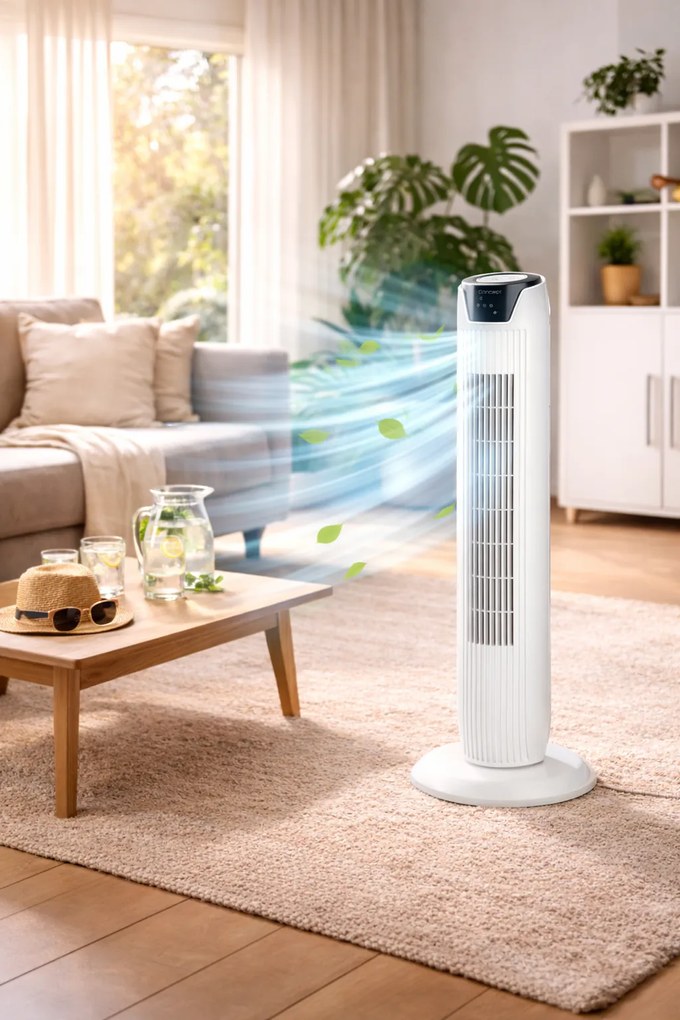 Concept VS5100 Wentylator kolumnowy, biały