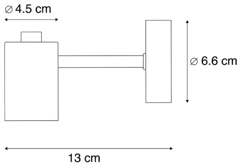 Inteligentna lampa ścienna w stylu art deco miedziana w komplecie z żarówką WiFi G95 - Facil