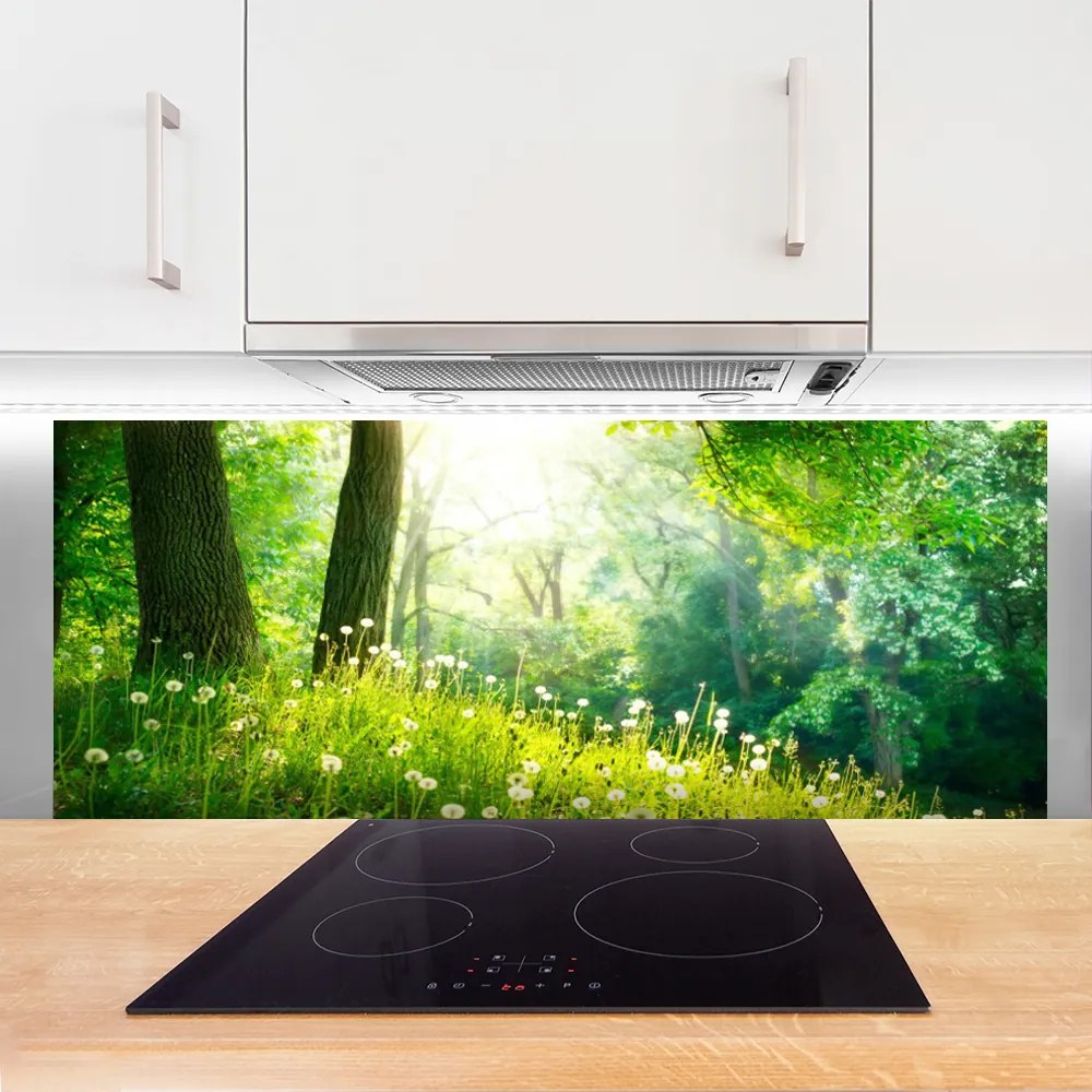 Dekor Szklany do Kuchni Sielska Zielona Łąka