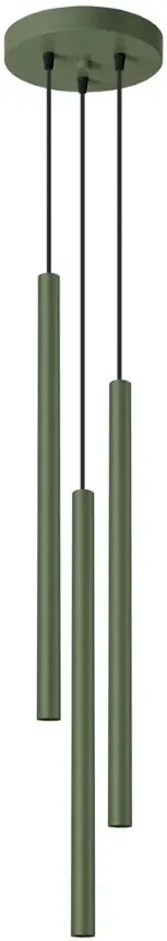 Stylowa zielona lampa wisząca w nowoczesnym stylu - 4X M087 T5-G34