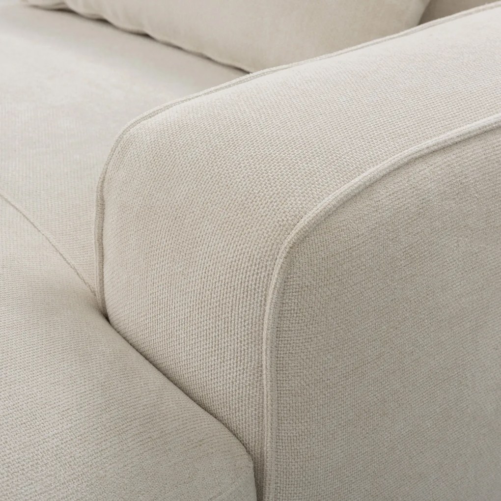 Sofa Silkeborg crème white prawa