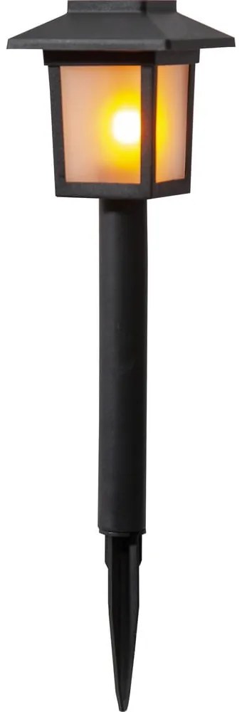 Zestaw 2 ogrodowych lamp solarnych LED Star Trading Flame, wys. 23 cm