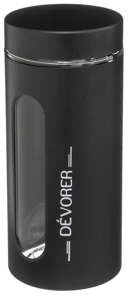 Pojemnik szklany na żywność BLACK, 1250 ml