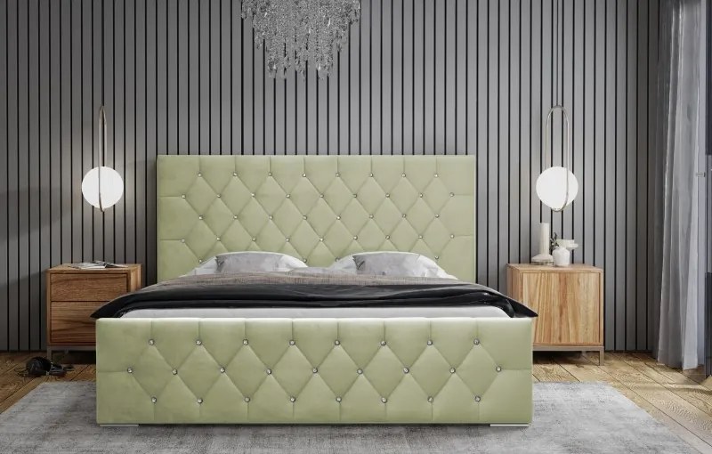 Łóżko Mona I 200 w tkaninie Magic Velvet 2237