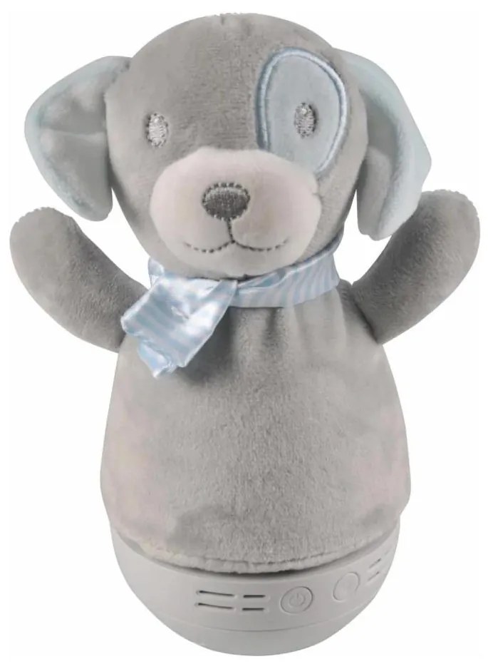 LED RGB lampka nocna dla dzieci z melodią 3xAAA/5V piesek