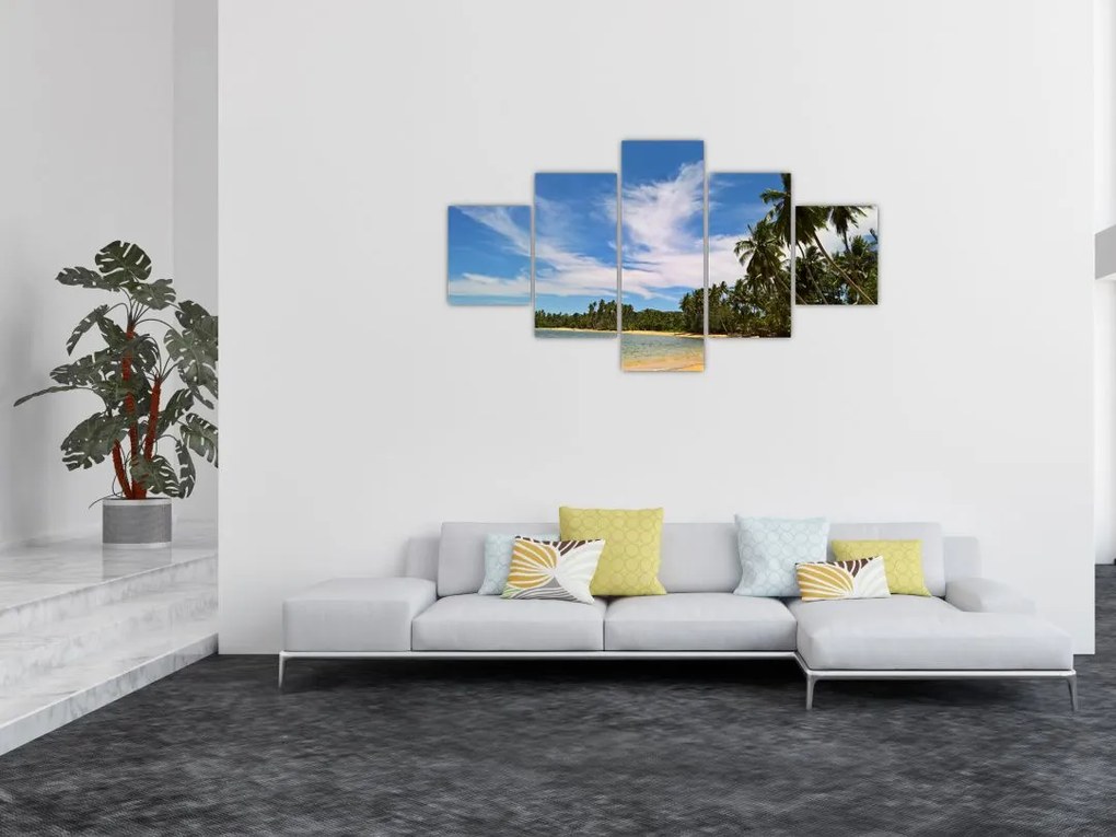 Obraz plaży (125x70 cm)