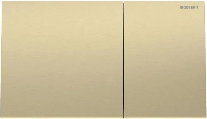 Geberit 115.622.QF.1 - Przycisk spłukujący Sigma70 25x14,6 cm szczotkowany mosiądz