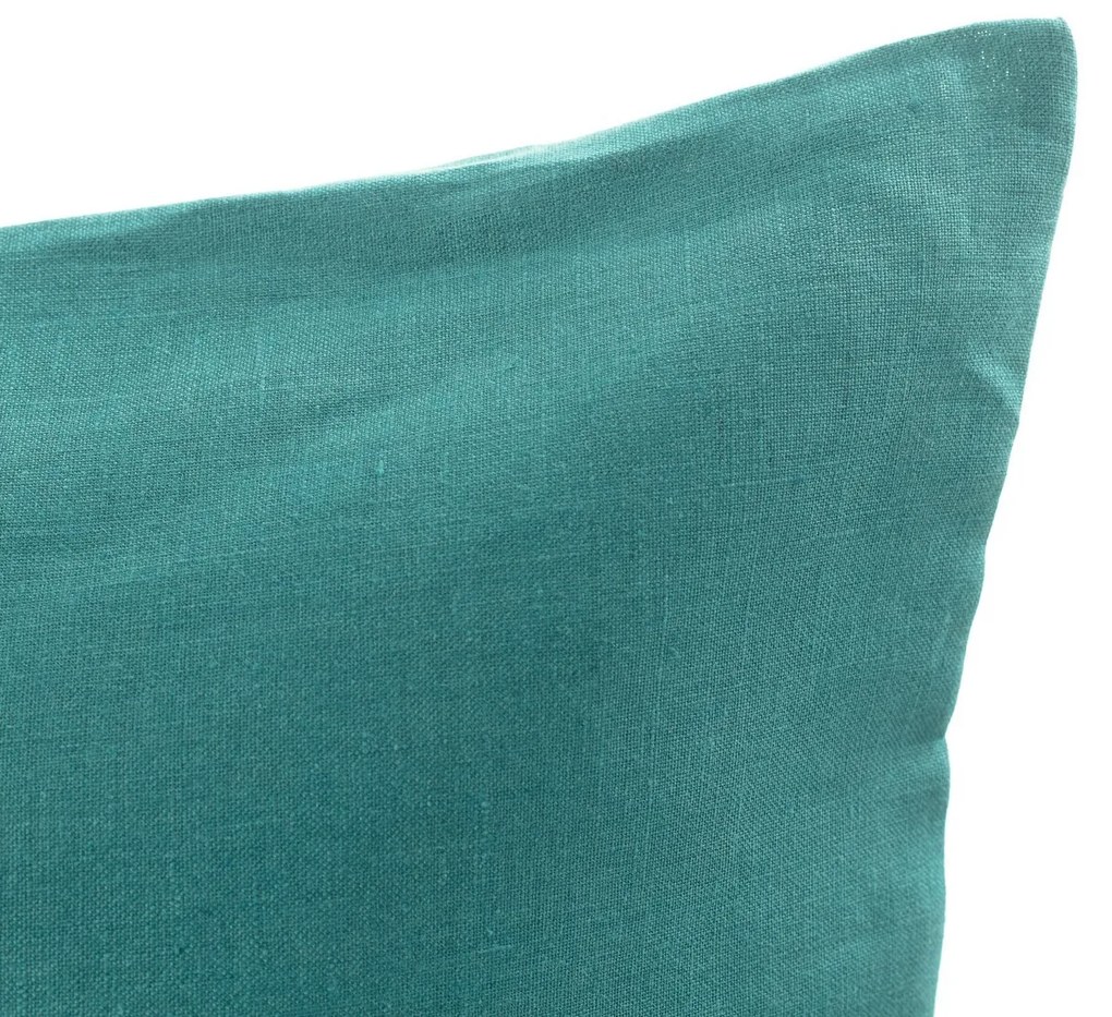 Poszewka Linen 50x60cm emerald green