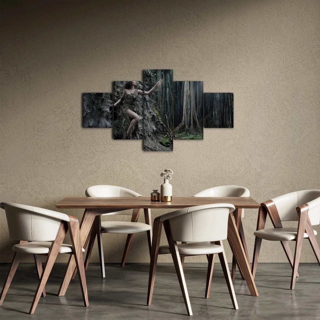 Obraz - Leśna wróżka (125x70 cm)