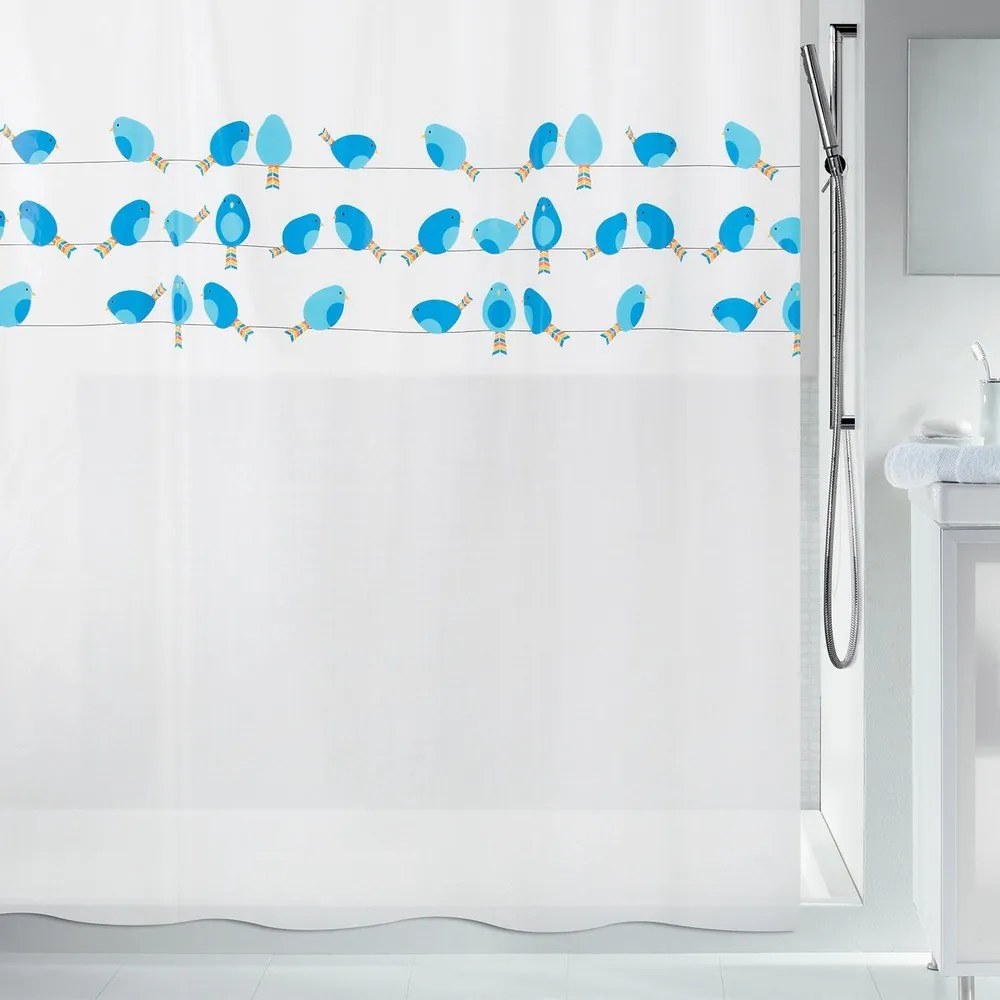 Zasłona prysznicowa 180x200 cm Birdy – Spirella
