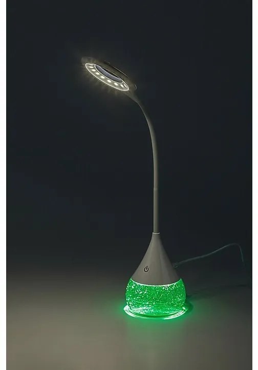 Rabalux 74248 funkcjonalna i dekoracyjna lampa stołowa LED z brokatem Vivter, 4 W, 2200 lm, IP20
