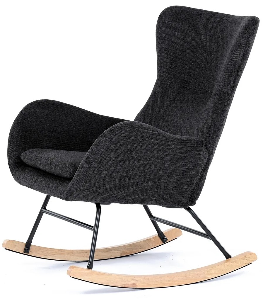 Fotel bujany BK2, czarny