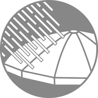 Doppler NASSAU parasol ogrodowy 250 cm brązowy