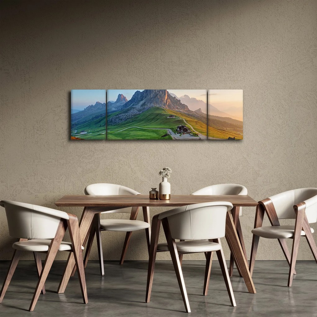 Obraz - Dolomity (170x50 cm)