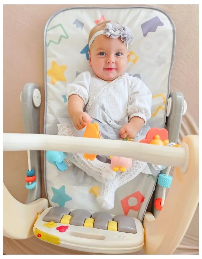 Woopie baby mata z pałąkiem pchacz 2w1 pianinko