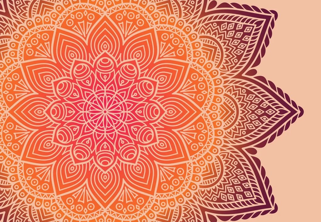 Fototapeta - Jasna mandala (196x136 cm)