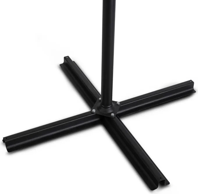 Parasol Ogrodowy Składany AKRON 300 cm Zielony Regulowany Na Taras