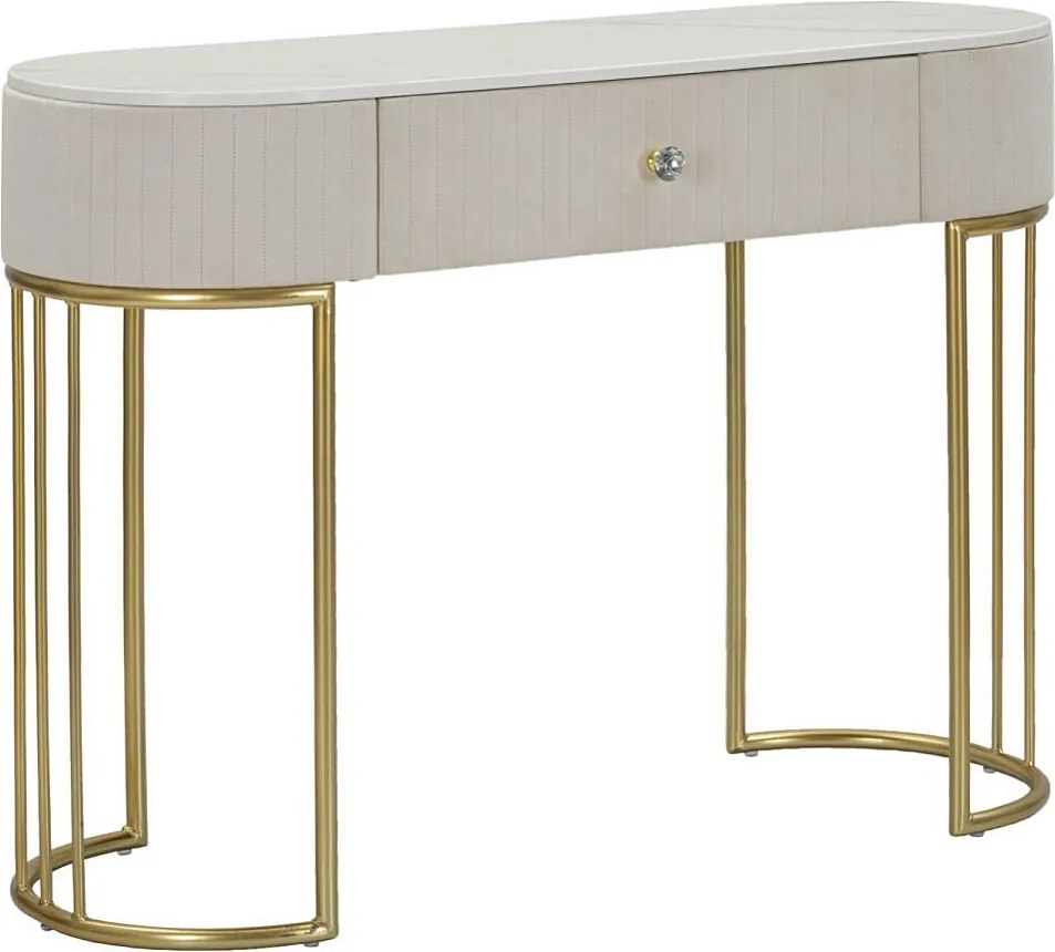 Konsola Montpellier Kremowa 100X40X75 cm