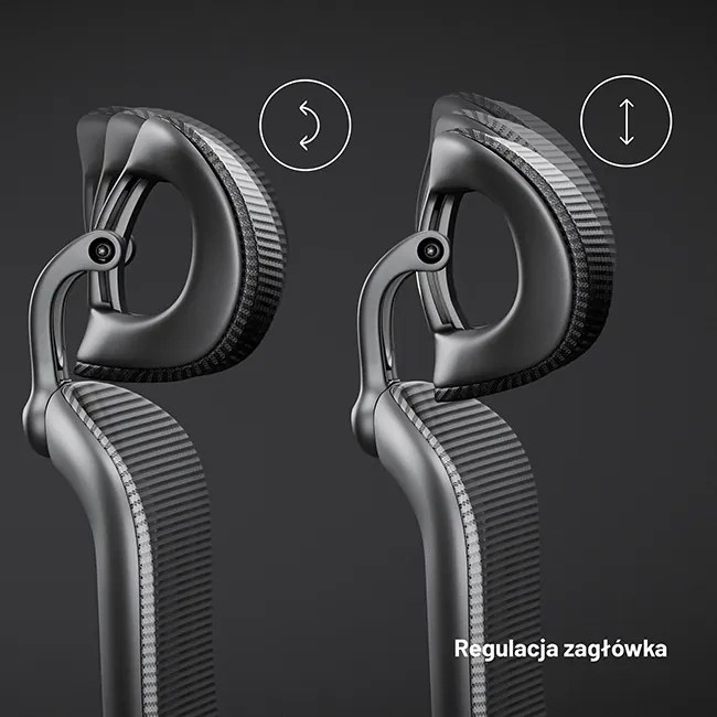 Fotel biurowy, ergonomiczny Diablo V-Light, szary