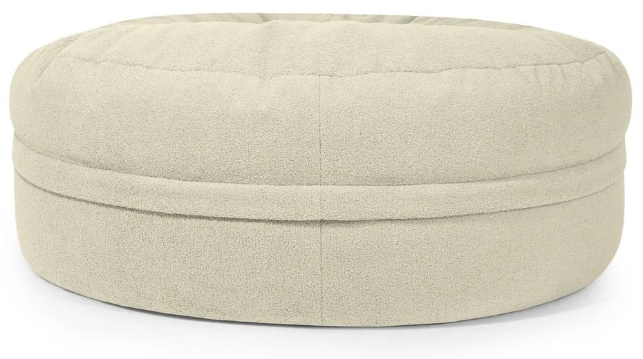 Brązowy worek do siedzenia z materiału bouclé Roll 135 – SLOWDOWN