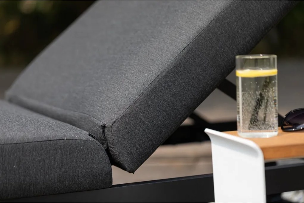 Doppler MELIA LIKA-TEX® leżak ogrodowy antracyt