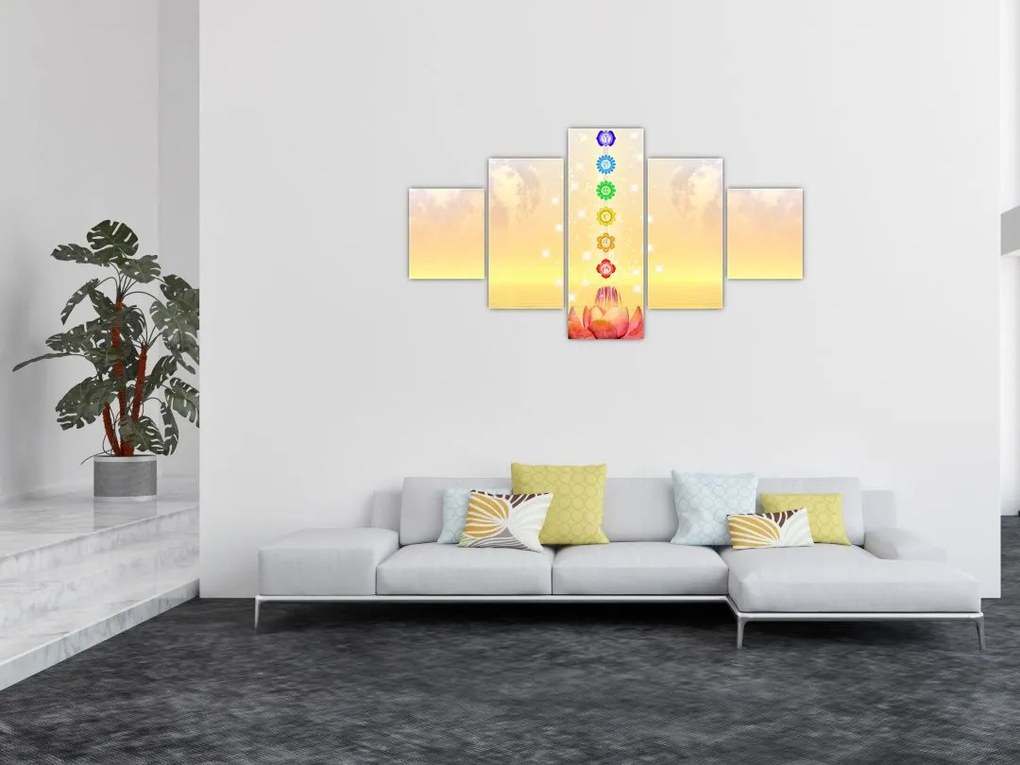 Obraz - Czakry (125x70 cm)