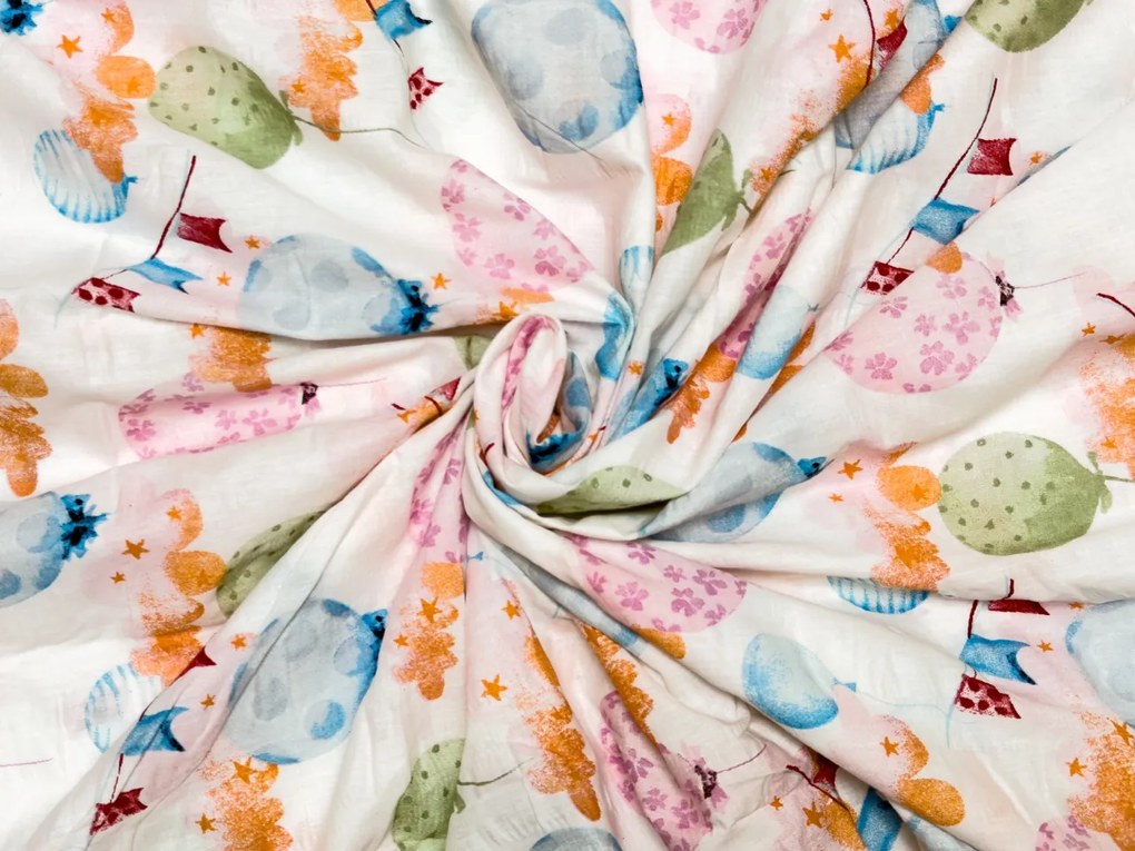 PrzytulneMieszkanie.pl PrzytulneMieszkanie.pl Pościel krepowa do łóżeczka Renforcé BALUNEA biała Rozmiar pościeli: 45 x 65 cm | 90 x 140 cm