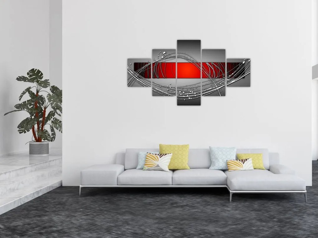 Abstrakcyjny obraz (125x70 cm)