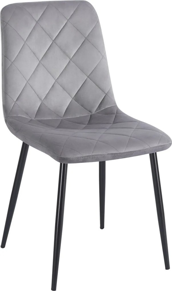Aksamitne krzesło do jadalni K6-FX, tkanina velvet