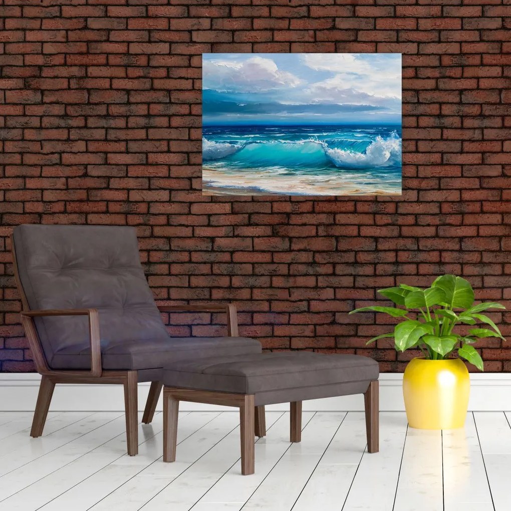 Obraz - Fale morskie (70x50 cm)