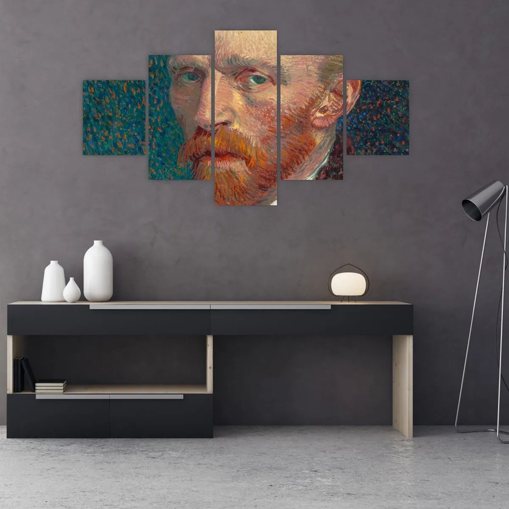 Obraz -  Vincent van Gogh, Self-Portrait, reprodukcje (125x70 cm)