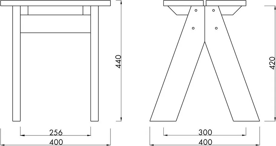 Zielone drewniane krzesło ogrodowe Navo – noo.ma
