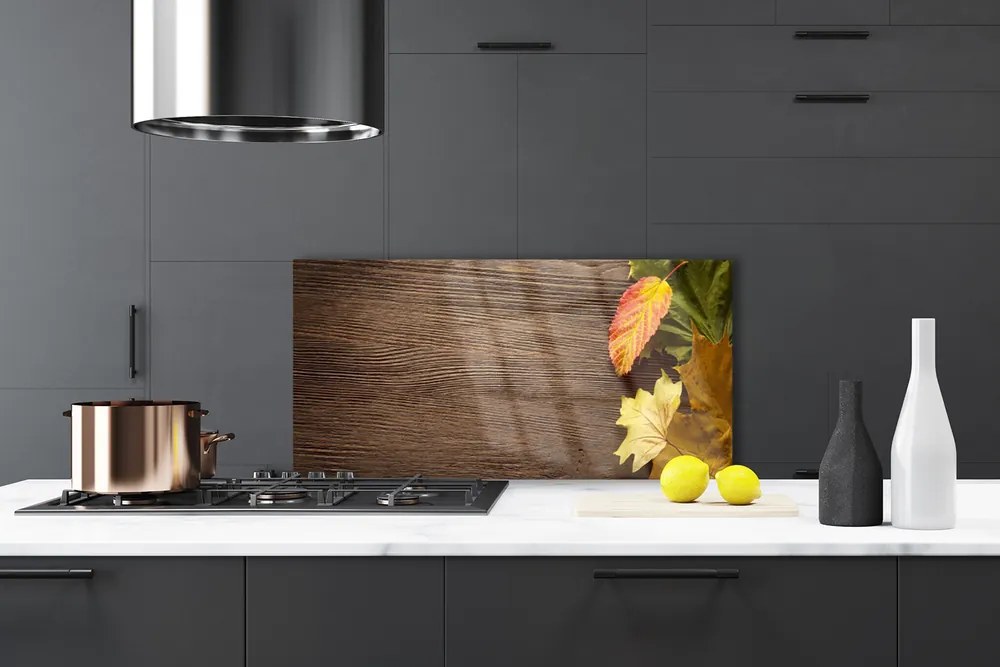 Szkło Ozdobne do Kuchni Botaniczna Świeżość Liści