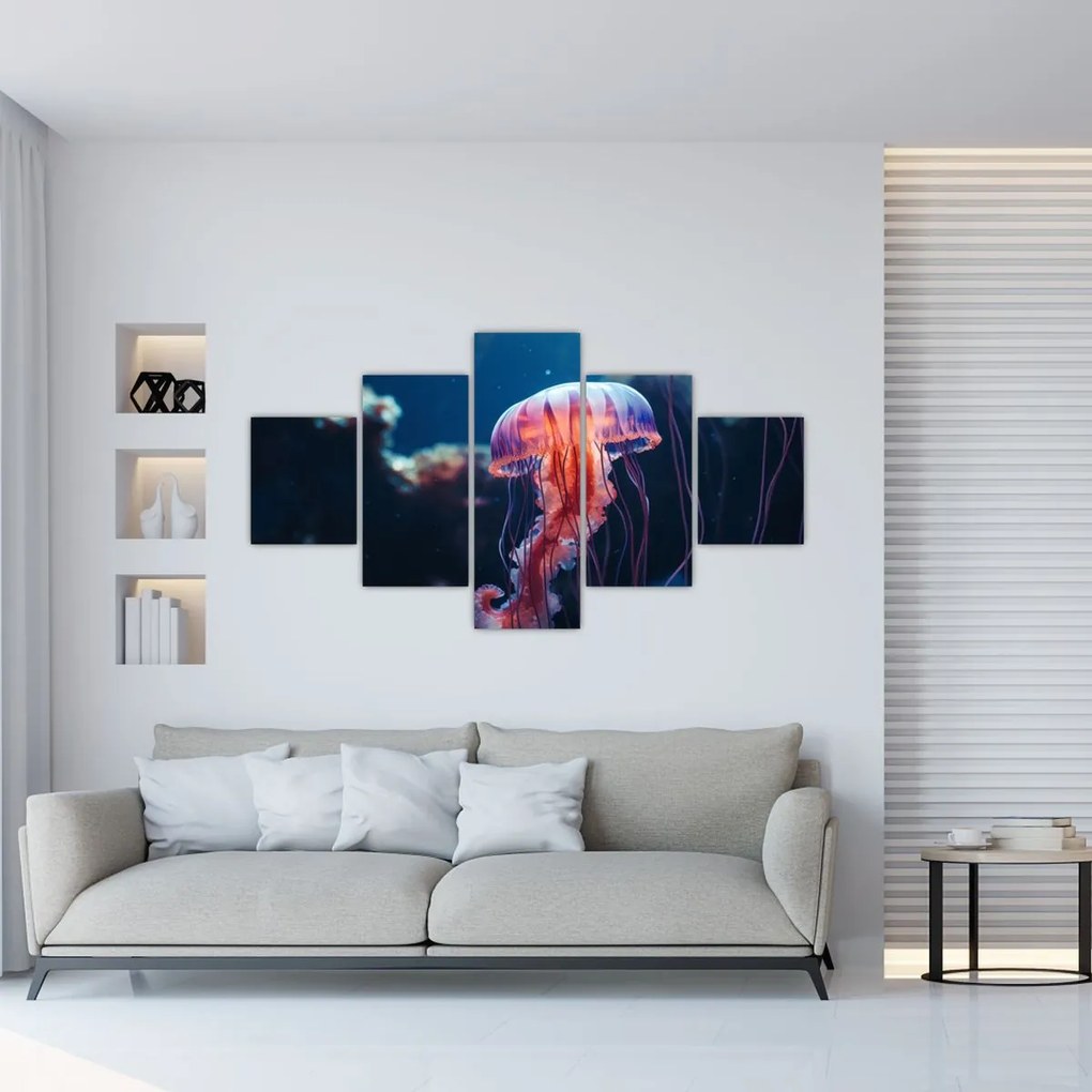 Obraz - Meduza (125x70 cm)