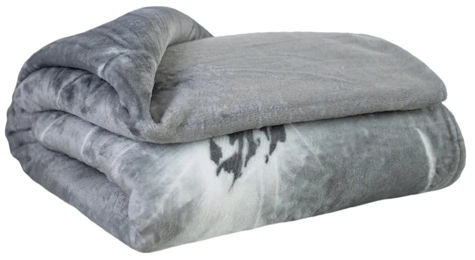 Koc z mikropluszu 200x220 cm Feather – My Home