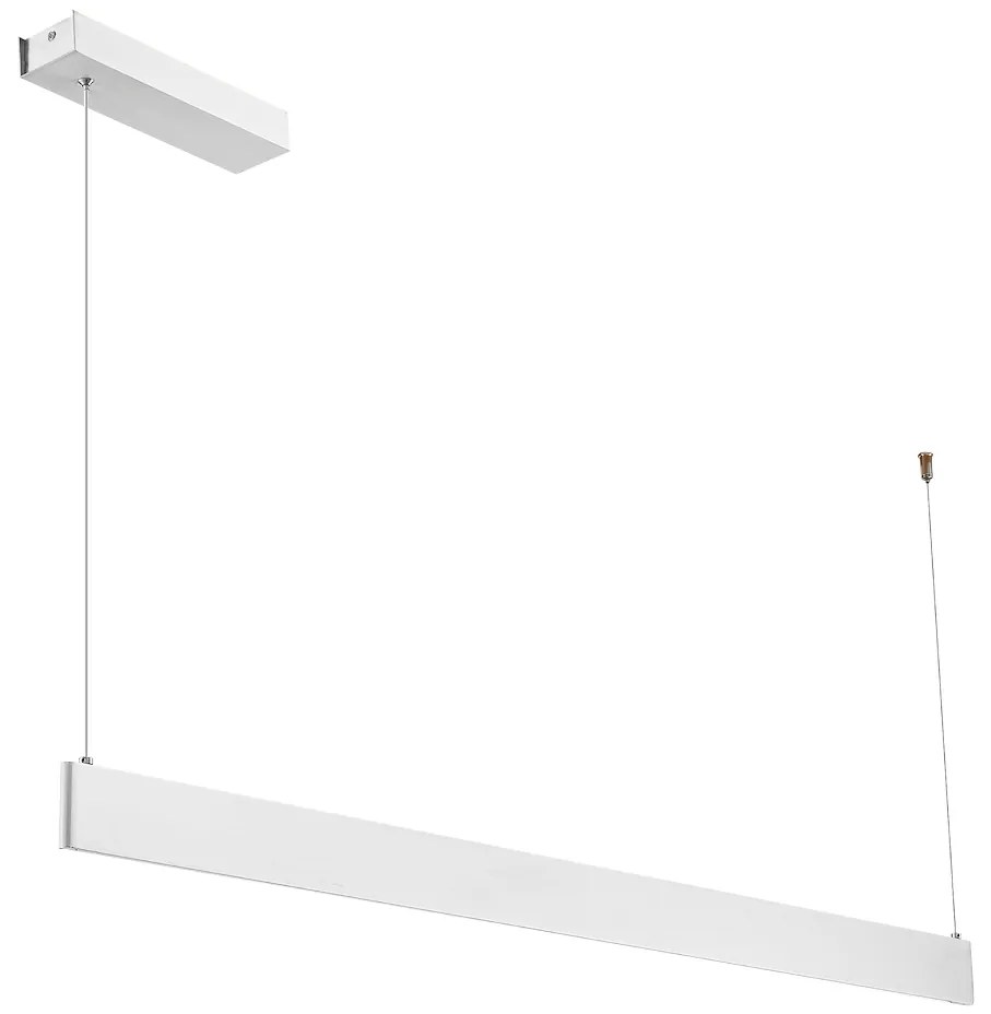 Lampa wisząca podłóżna Linea Biały 36W LED 3000K-4000K-5700K