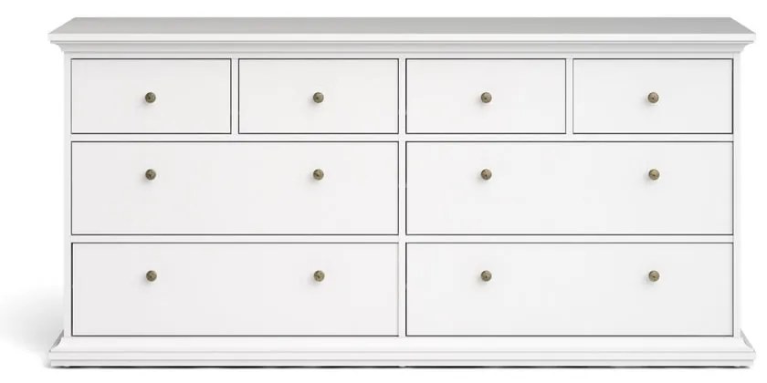 Biała niska komoda 183x87 cm Paris – Tvilum