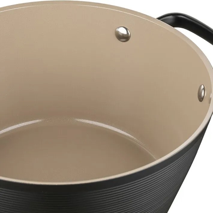 Florina Aluminiowy garnek Carina Black 5,2 l, 28 cm, śred. 28 cm