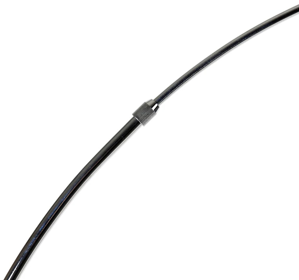 Luk Inteligentna lampa łukowa chromowa z białym kloszem włącznie z Wifi A60 - Arc Basic Nowoczesny Oswietlenie wewnetrzne