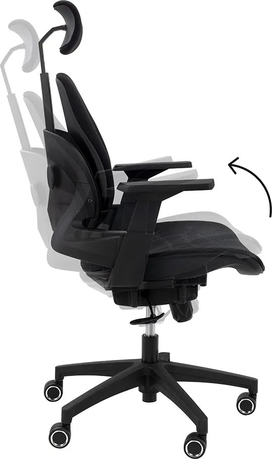 Ergonomiczne krzesło biurowe z regulacjami Ventiler