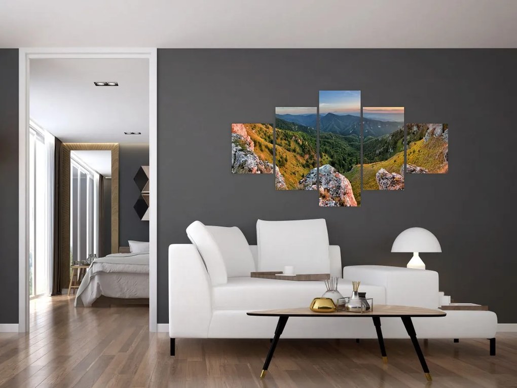Obraz - Krajobraz górski (125x70 cm)