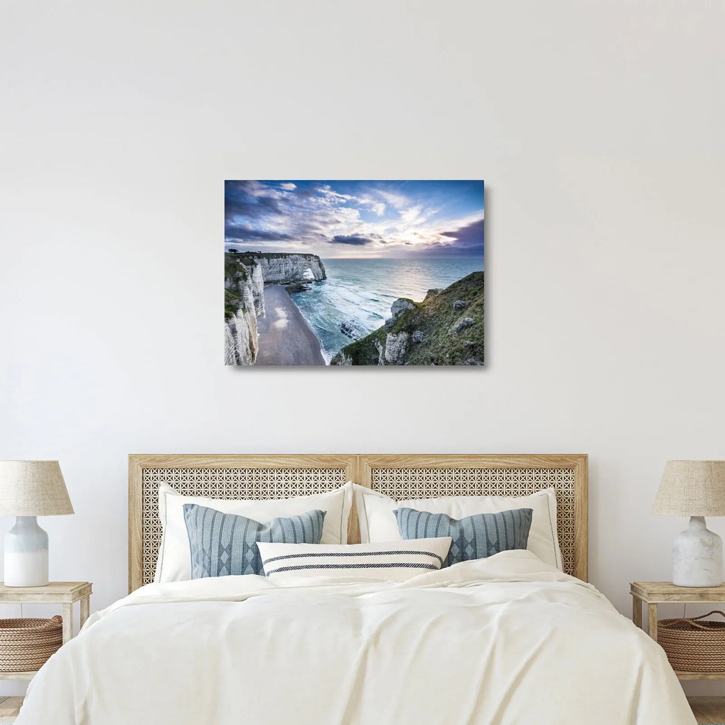 Obraz na szkle - klify (70x50 cm)