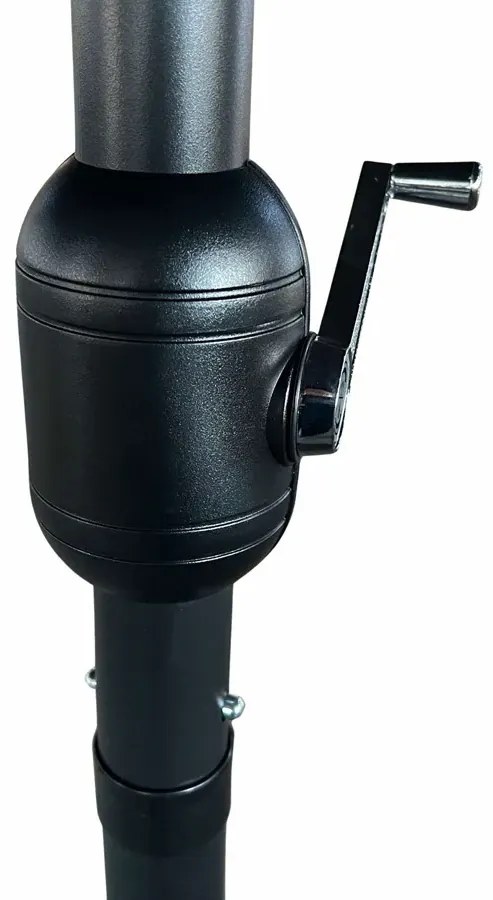 Potrójny beżowy parasol do ogrodu R5-D61