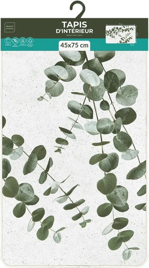 Biały/zielony dywan 45x75 cm Stevia – douceur d'intérieur